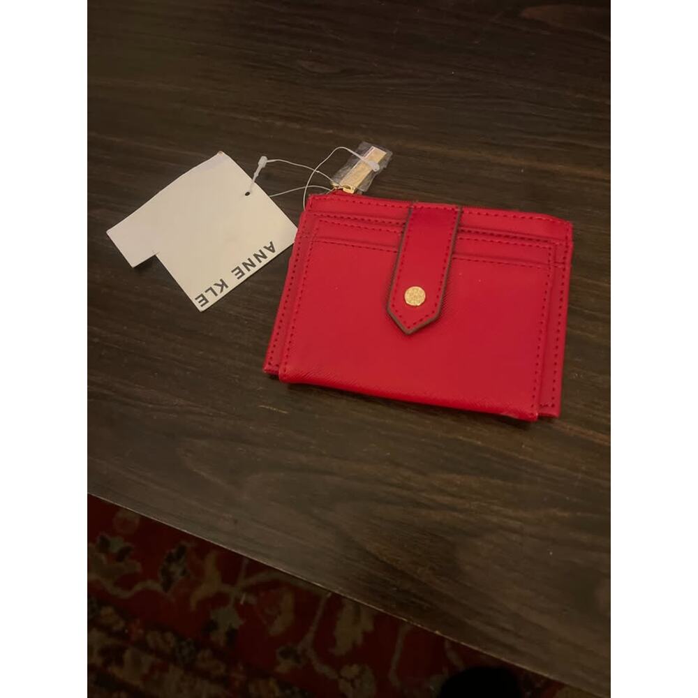 Anne Klein Red Card Case Women’s Wallet NWT